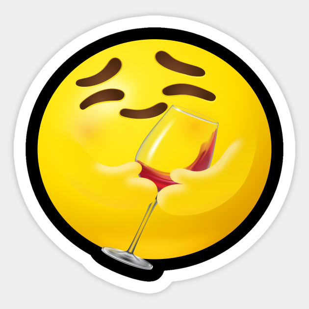 Emoji Hugging Wine Funny Wine Lover Emoticon Facebook Emoji